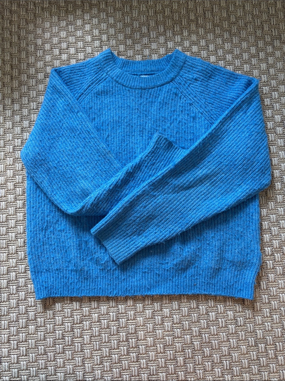 Zara Kids Teal Blue Crewneck Sweater